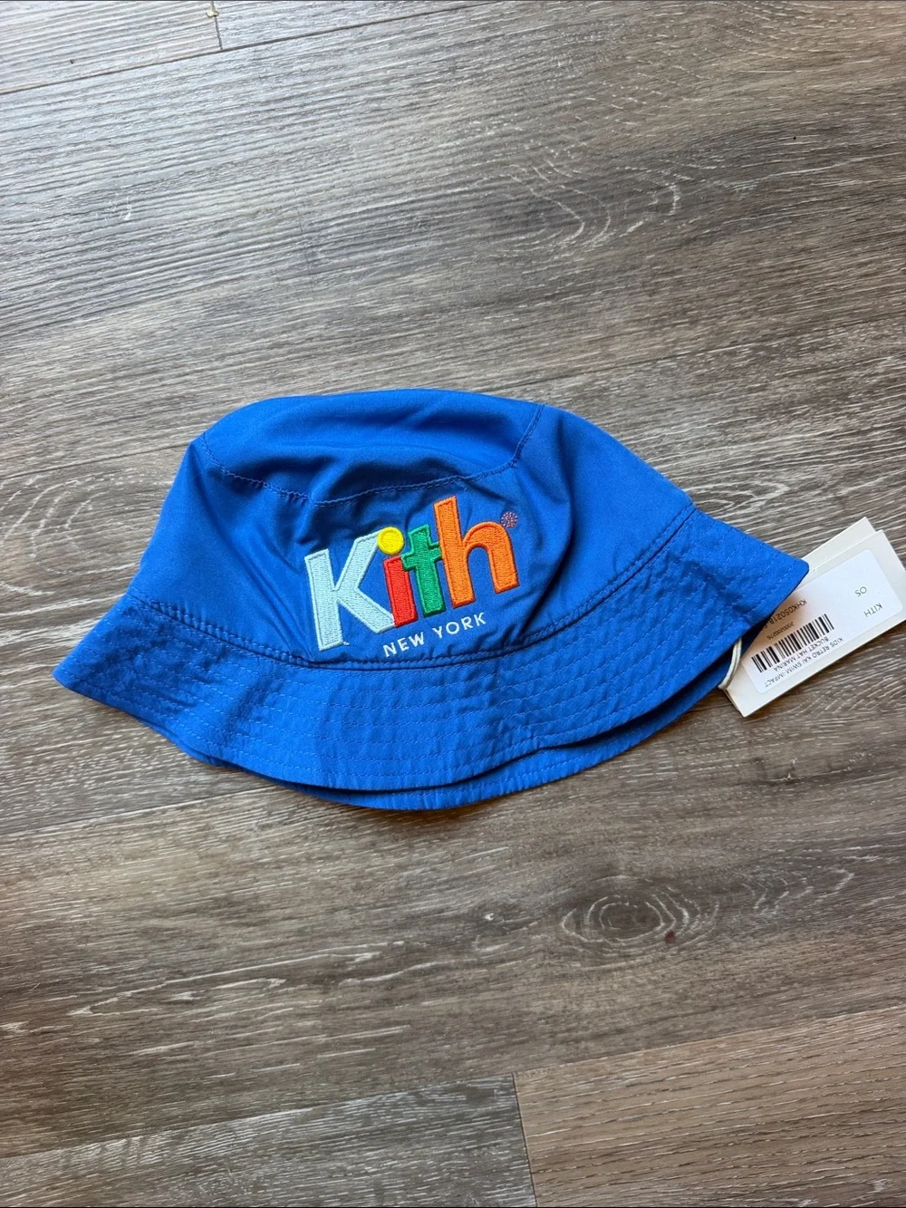 Kith Kids Royal Blue Embroidered Logo Bucket Hat